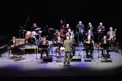 JAZZIN’ IT UP : The Cuesta Night Band delivers its big-band sound, along with other Cuesta College jazz ensembles, at the Arroyo Grande Village Summer Concert Series on Sept. 12. - PHOTO COURTESY OF THE CUESTA NIGHT BAND