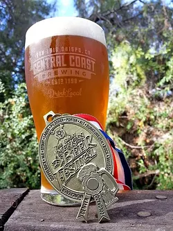 BEST PALE ALE IN THE COUNTY : No, really. Central Coast Brewing’s Monterey Street Pale Ale—one part home-brew recipe, one part new-school hops (mosaic, galaxy, citra)—took the gold medal for American-style Pale Ale at the Great American Beer Festival in September. - PHOTO COURTESY OF CENTRAL COAST BREWING