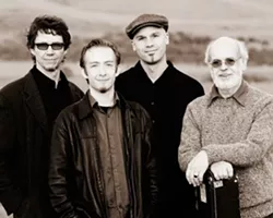 MORE IRISH THAN A PINT OF GUINNESS : Molly's Revenge, that amazing Celtic band that’s based in Santa Cruz but boasts Los Osos musician Stuart Mason, returns to town on May 21 at the SLO United Methodist Church. - PHOTO BY REN NICKSON