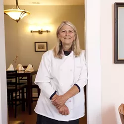HOLD THE LOBSTER : Rose Larson serves up lip-smacking comfort food. - PHOTO BY STEVE E. MILLER