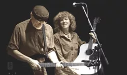 HEAR HER ROAR : Hear Cosy Sheridan and TR Richie play two SLOfolks concerts: Nov. 18 in Coalesce Bookstore and Nov. 19 at Castoro Cellars. - PHOTO COURTESY OF COSY SHERIDAN AND TR