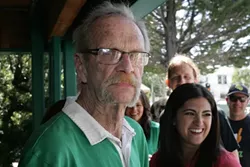WORLD’S OLDEST BOUNCER : Jerry “Surlycakes” Bender keeps the crowd in line at McCarthy’s Irish Pub.