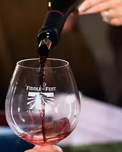 POURING SUNSHINE : Sundry sumptuous Pinot Noir were poured at the annual Fiddlefest celebration at Fiddlehead Cellars in Lompoc - PHOTO COURTESY OF FIDDLEFEST 08