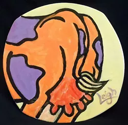 NO IFS ANDS OR BUTTS ABOUT IT: Cows are a frequent theme for Leigh Rubin, internationally syndicated cartoonist and BookPlates! participant. - PHOTO COURTESEY OF PASO ROBLES CITY LIBRARY