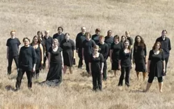 CHEER FOR YOUR FAVORITES : Audiences are encouraged to applaud during the lively and spirited shows. The Cuesta Chamber Singers are pictured. But it’s not a cutthroat weekend, even though it is a competition. - PHOTO COURTESY OF BRIAN LAWLER