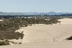RAIL EXTENSION: Phillips 66, which operates the Santa Maria refinery in unincorporated South San Luis Obispo County, is preparing to ask the county to allow it to extend an existing rail line in order to bring in additional sources of crude oil. - PHOTO BY STEVE E. MILLER