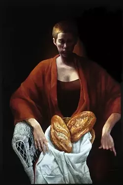 GIRL WITH BREAD: - ARTWORK BY KATHRYN JACOBI