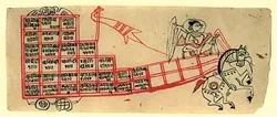JAIN SUN : An ink on paper yantra from Tom Knechtel’s collection. - IMAGE COURTESY OF TOM KNECHTEL