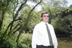 TAKING HEAT : Public Works Director Paavo Ogren recently defended himself publicly after claims that he is in bed with civil engineering company Montgomery Watson Harza. - PHOTO BY STEVE E. MILLER