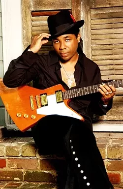 KING’S BLUES : On Sept. 18, the SLO Blues Society celebrates its 30th anniversary with Grammy winner Chris Thomas King at the SLO Vets Hall. - PHOTO COURTESY OF CHRIS THOMAS KING