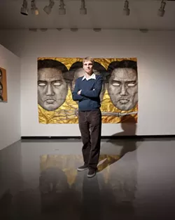 AVANT GARDE : Like his colleagues at six other local art organizations, Jeff Van Kleeck, who coordinates Cal Poly’s University Art Gallery, doesn’t stand on tradition. - PHOTO BY STEVE E. MILLER