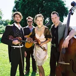 A REAL TRIP : See the incredible of Romanian, Gypsy jazz, flamenco, Balkan, klezmer, and tango act Fishtank Ensemble on Feb. 27 at Castoro Cellars. - PHOTO COURTESY OF FISHTANK ENSEMBLE