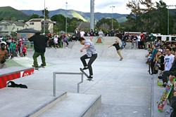 STREET SKATERS!:  All the rails, steps, and ledges street skaters aren&rsquo;t allowed to skate on public and private property are available at the new park. - PHOTO BY GLEN STARKEY
