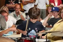 CONCENTRATED JOY! : Twenty drummers in two age categories will compete in the 23rd Annual Drum Circuit Drum Competition on April 29 at The Graduate. - PHOTO COURTESY OF THE DRUM CIRCUIT