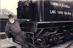 RIDE THE RAILS : Dave Baumgarten will perform railroad and hobo songs during three concerts hosted by the Central Coast Railroad Festival Oct. 8 to 10. - PHOTO COURTESY OF DAVE BAUMGARTEN