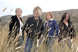 GRRL&rsquo;S RULE :  Indie-pop folk artists Blame Sally, a quartet that sings in stunning four-part harmony, plays the Henry Miller Library in Big Sur on July 26. - PHOTO COURTESY OF BLAME SALLY