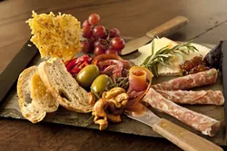 SPLENDID VARIETY : Pictured are selections from Cuvée’s Spanish, Italian, American, and French plates.