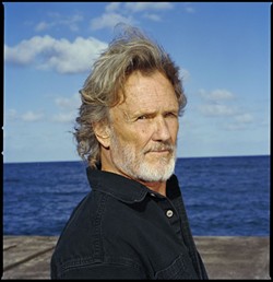 KRIS KRISTOFFERSON:  A three-time Grammy winning singer, Kris Kristofferson&rsquo;s repertoire includes such hits as &ldquo;Me and Bobby McGee,&rdquo; &ldquo;Help Me Make It Through the Night,&rdquo; and &ldquo;For The Good Times.&rdquo; Oct. 17 at 8 p.m. at the PAC. $42-48. www.kriskristofferson.com. - PHOTO COURTESY OF KRIS KRISTOFFERSON