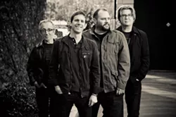 SECOND LIFE : Toad the Wet Sprocket (left to right: Randy Guss, Glen Phillips, Todd Nichols, Dean Dinning) is nearing completion on a new studio album and playing SLO Brew on April 11. - PHOTO BY ROB SHANAHAN