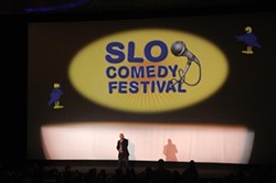 FEST FOR THE REST OF US:  Eric Shantz hosts the concluding Best of the Fest event at The Fremont at last year&rsquo;s SLO Comedy Festival. - PHOTO COURTESY OF SLO COMEDY FESTIVAL