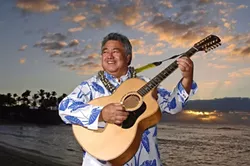 SLACK KEY MASTER! : On March 9 in Cal Poly’s Spanos Theatre, slack key guitar master George Kahumoku, Jr. will headline an evening of Hawaiian music and culture. - PHOTO BY MATT THAYER; COURTESY OF GEORGE KAHUMOKU JR.