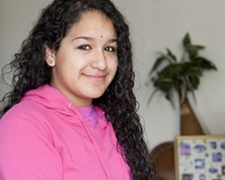 NORMAL TEEN:  Orcutt Junior High student Toni Rodriguez loves hanging out with friends, but dislikes music: It&rsquo;s too hard to perceive pitch with her cochlear implant. - PHOTO BY STEVE E. MILLER