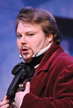 CHRISTOPHER BENGOCHEA : Pictured here as Cavaradossi in Tosca, tenor Christopher Bengochea will thunder at the Pacific Repertory Opera’s “Opera in the Vineyards” concert - PHOTO COURTESY OF COLLEEN ROSENTHAL