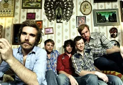 MIDWEST POWERHOUSE : Red Wanting Blue is an Ohio-based band fronted by singer-songwriter Scott Terry that’s well known in the Midwest, but we’re just getting to know them here. The band plays SLO Brew on Jan. 9. - PHOTO COURTESY OF RED WANTING BLUE
