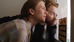 THE STORY OF LUKE : Lou Taylor Pucci, left, is Luke, an autistic man who learns to live on his own, which involves being yelled at and later befriended by the deranged-seeming Zack (Seth Green, right), in writer-director Alonso Mayo’s outstanding narrative feature debut.