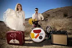 GARAGE R&B: Americana roots duo Smooth Hound Smith plays June 23 at Linnaea’s Café. - PHOTO COURTESY OF SMOOTH HOUND SMITH