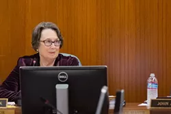 THE MAJORITY: SLO Mayor Jan Marx believes the Airport Land Use Commission flippantly rejected the city’s Land Use and Circulation Element update outright with no evidence to support its decision. - PHOTO BY KAORI FUNAHASHI