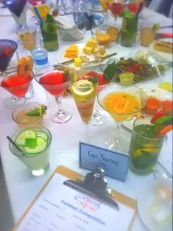 ALL THE PRETTY COCKTAILS : Chemistry of Cocktails invites local bartenders to wow celebrity judges on behalf of the Exploration Station in Grover Beach. - FILE PHOTO BY GLEN STARKEY