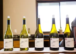 THAT NEW WINERY SMELL: The Tillman family has built a marvelous, modern tasting room and winery in Westside Paso Robles to house its estategrown Rhône wines. It only took about 10 years, but the wait was well worth it. - PHOTO BY KAORI FUNAHASHI