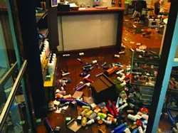 THE AFTERMATH: - PHOTO COURTESY OF ARIEL SHANNON
