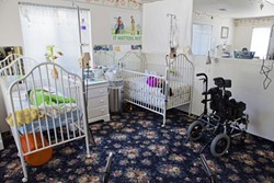 LAST DAYS:  &#xFEFF;Unable to comply with certain health department requirements, such as building walls between clients&rsquo; beds, the De Groot Nursing Home for Children is forfeiting its license and letting its seven paid nurses go. - FILE PHOTO BY COLIN RIGLEY