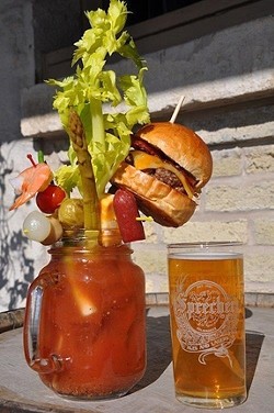 GO BIG OR GO HOME! :  On April 14, Sweet Springs Saloon in Los Osos will present its 30th annual Bloody Mary contest, and Glen Starkey will be there to share in the judging duties. - FILE PHOTO