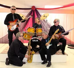 COVER MODELS : Unfinished Business plays Dec. 31 at the South County Regional Center, where they’ll debut their new song about being on the cover of Journal Plus. - PHOTO COURTESY OF UNFINISHED BUSINESS
