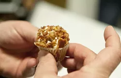 DECADENT: This little nugget of tastiness comes from Lickety Split cupcakes in Grover Beach, and yes, it’s as delicious as it looks! - PHOTO BY STEVE E. MILLER
