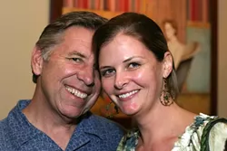 HAPPY LOVIN’ COUPLE! : My friends Steve Myrick and Jen Anthony make me sick. Blech! - PHOTO BY GLEN STARKEY