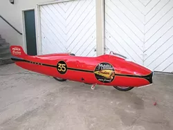 THE WORLD’S FASTEST INDIAN! : Owner Tom Hensley will display “The Munro Special,” New Zealander Burt Munro’s custom 1920 Indian Scout, which set several speed records at the Bonneville Salt Flats in Utah and was made famous in the film The World’s Fastest Indian. - PHOTO BY LARRY COOLIDGE