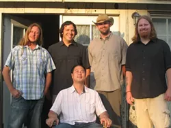 TIGHTER THAN A VIRGIN’S DAUGHTER : The boys of incredibly tight bluegrass and beyond band Cuesta Ridge will open for Red Eye Junction at Downtown Brew on Jan. 3. - PHOTO BY STEPHANIE BOWEN