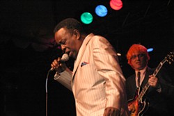 SOUL MAN :  Charles Walker delivers a blistering set of old-school soul on the main stage. - PHOTO BY GLEN STARKEY