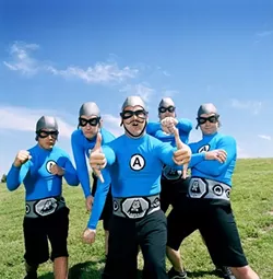 NERD-CORE! : See the utterly awesome Aquabats on Dec. 11 at Downtown Brew. - PHOTO COURTESY OF THE AQUABATS
