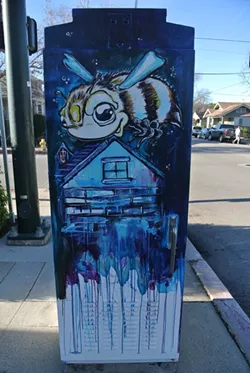 ALL THE BUZZ: Many residents have defended Dippner’s art in light of its criticism, saying it brings a creativity and originality to SLO that indeed does represent the city. - PHOTO BY MORGAN CHADWELL