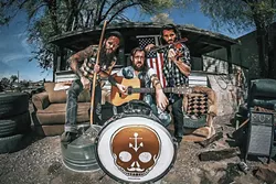 OUTLAWS! : Lorin Walker Madsen & The Hustlers bring their dangerous country sounds to The Pour House on Aug. 6. - PHOTO BY AXLE PRESTON PRICE ETHINGTON