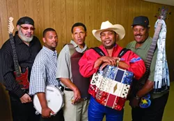 DEEP SOUTH : See Zydeco masters Jeffery Broussard & the Creole Cowboys on Sept. 30 at Cal Poly’s Alex and Faye Spanos Theatre. - PHOTO COURTESY OF JEFFERY BROUSSARD & THE CREOLE COWBOYS