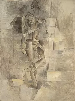 FEMALE NUDE, 1910: - ARTWORK BY PABLO PICASSO, COURTESY OF THE SANTA BARBARA MUSEUM OF ART