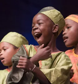 PURE JOY! : The African Children’s Choir is sure to melt your heart with their smiles and beautiful voices as they perform lively African songs and dances on Feb. 26 in the PAC. - PHOTO COURTESY OF THE AFRICAN CHILDREN’S CHOIR