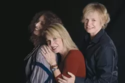 WOMEN OF THE KNIGHT : (Left to right) Deborah Holland, Wendy Waldman,and Cindy Bullens are The Refugees. - PHOTO COURTESY OF THE REFUGEES