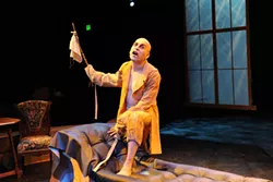 CREATURE FEATURE: Alejandro Jose Mendoza plays Robert Renfield, a patient of Dr. Thomas Seward’s who’s come under the influence of Count Dracula. - PHOTO COURTESY OF RITCHIE BERMUDEZ